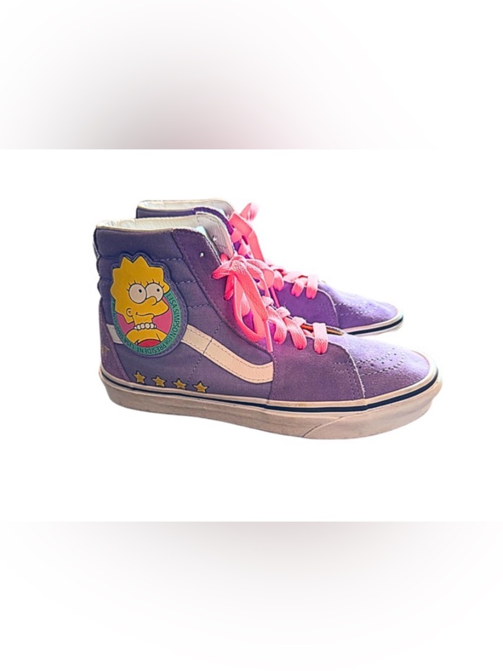 RARE Lisa Simpson for President Vans RARE - Picture 2 of 9